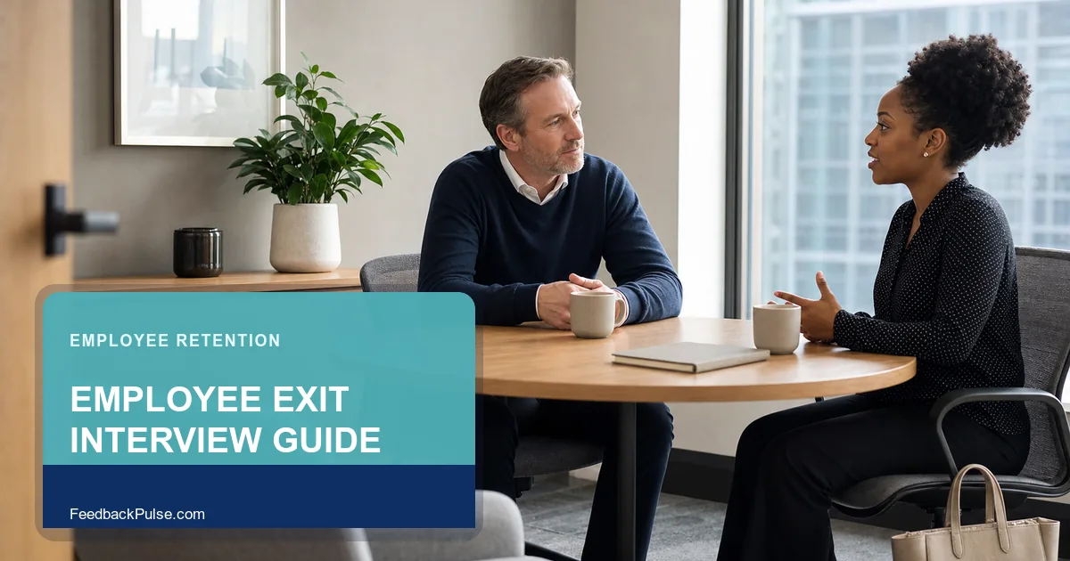 People manager listening carefully during a respectful employee exit interview