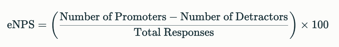 eNPS formula