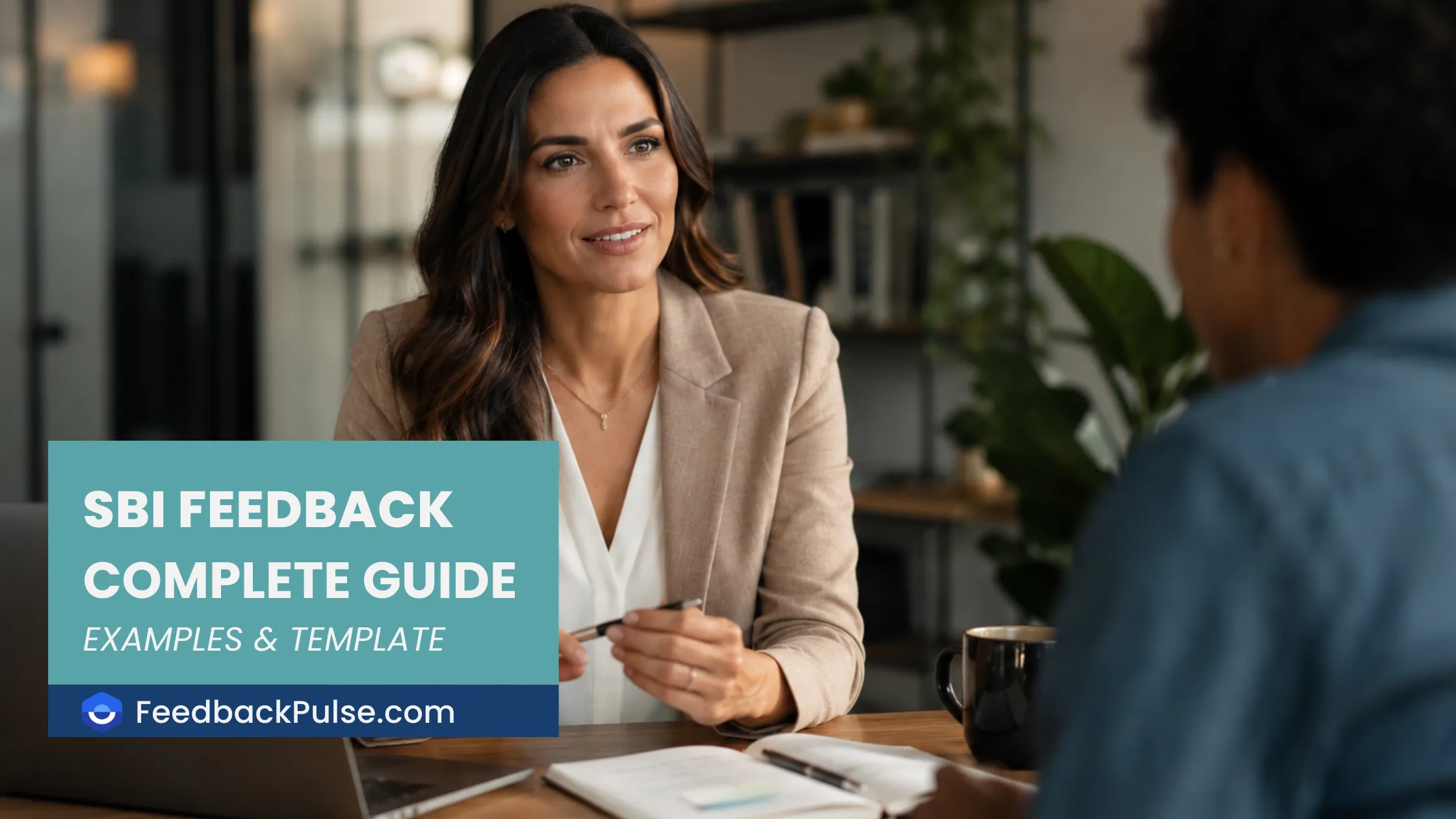 Manager using the SBI feedback model in a one-on-one feedback conversation